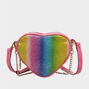 Betsey Johnson Sparkling Heart Bag💖